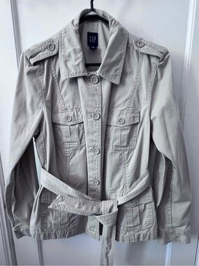 Classic Belted Utility Jacket - GAP